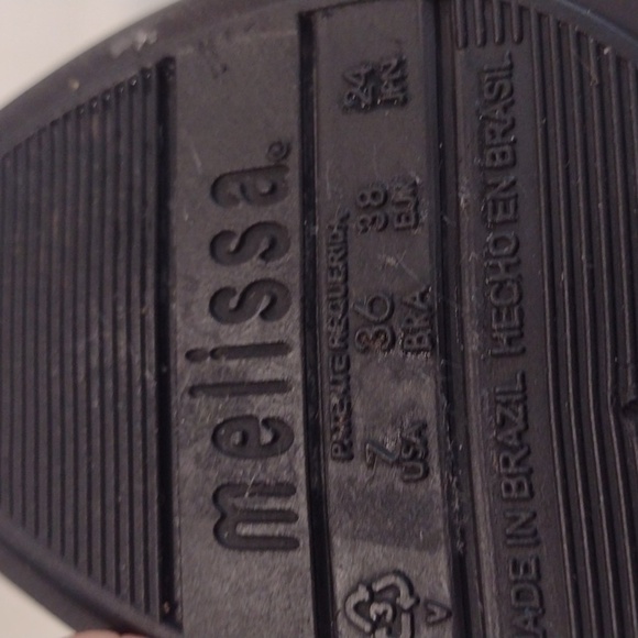 Black Melissa x Karl Lagerfeld "PEARL" Bead Peep Toe Heel Pumps US Size 7 - Picture 9 of 9